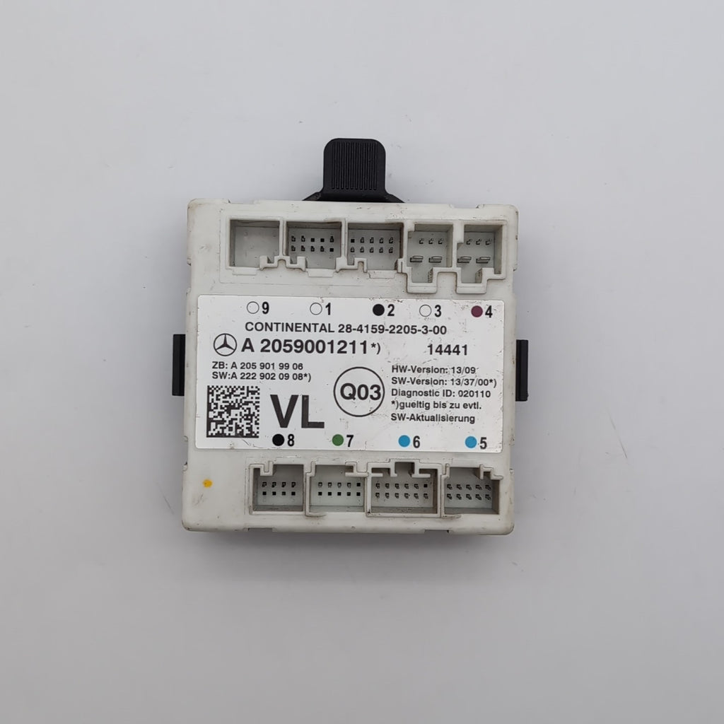 2015- 2020 Mercedes W205 C300 Front Left Driver Door Control Module A2059001211