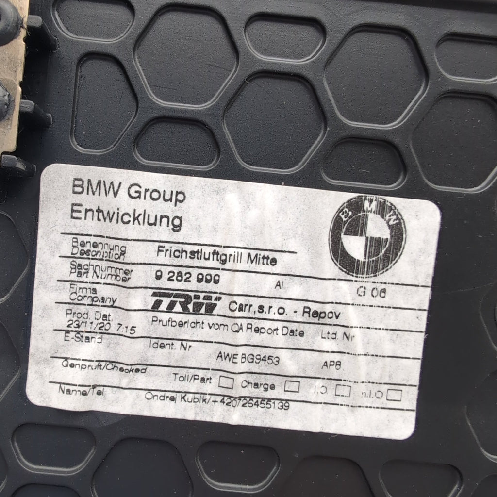 2019 2020 2021 BMW i3 i3s l01 AC Heater Climate Radio Switch Vent Panel 5A0A401