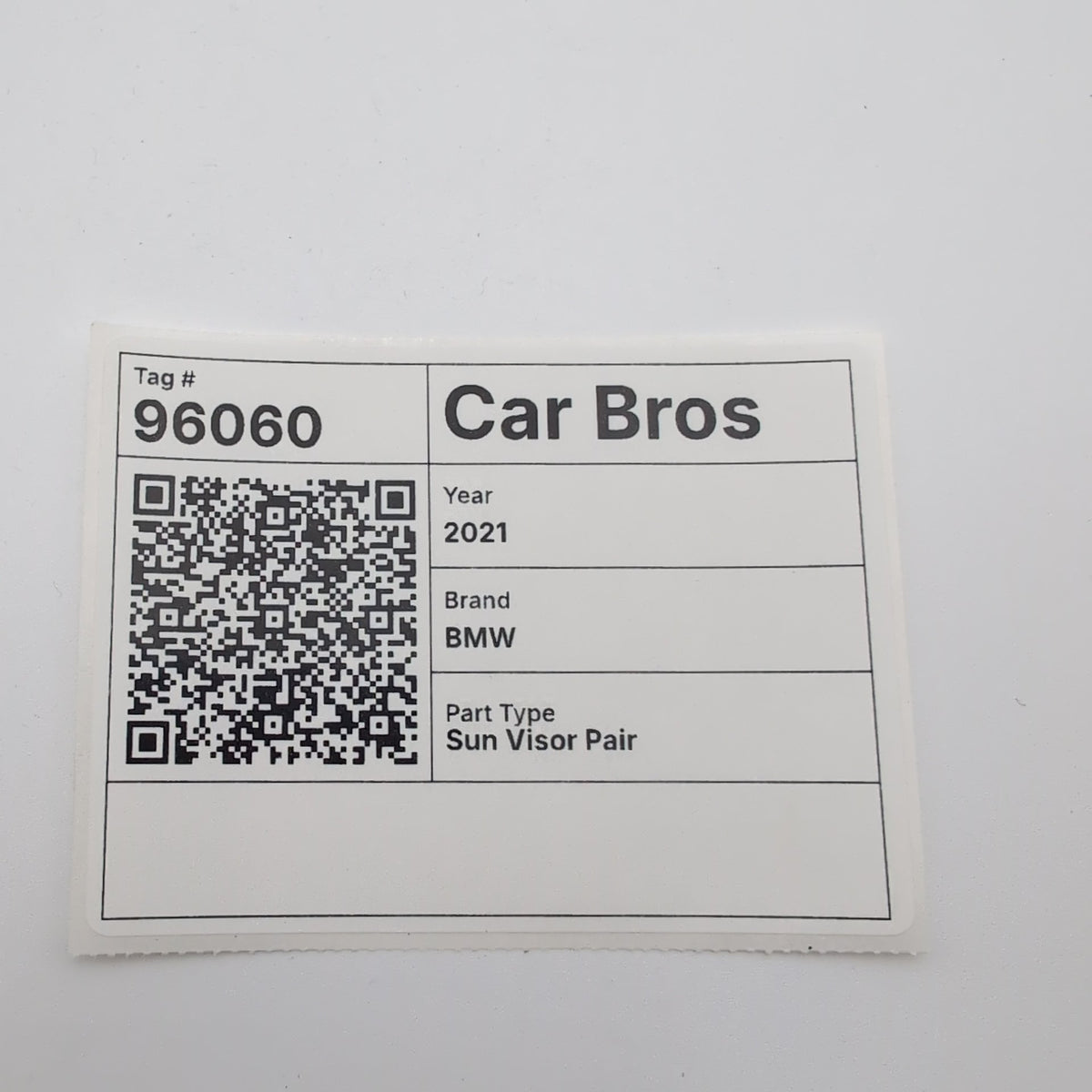 2014 - 2021 BMW i3 i3s I01 Left Right Sun Visor Pair Set OEM 7305471 7305472
