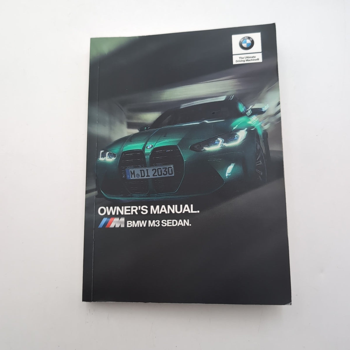 2022 BMW M3 G80 OWNERS MANUAL BOOK SET W/ FOLDER CASE LEATHER