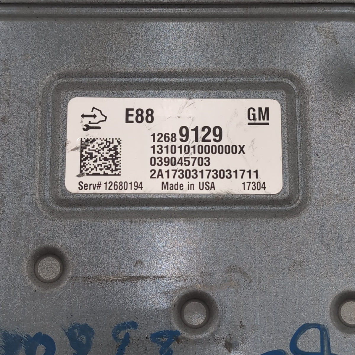 2018 2019 Chevrolet Malibu Engine Computer Control Module ECM OEM E88 12689129