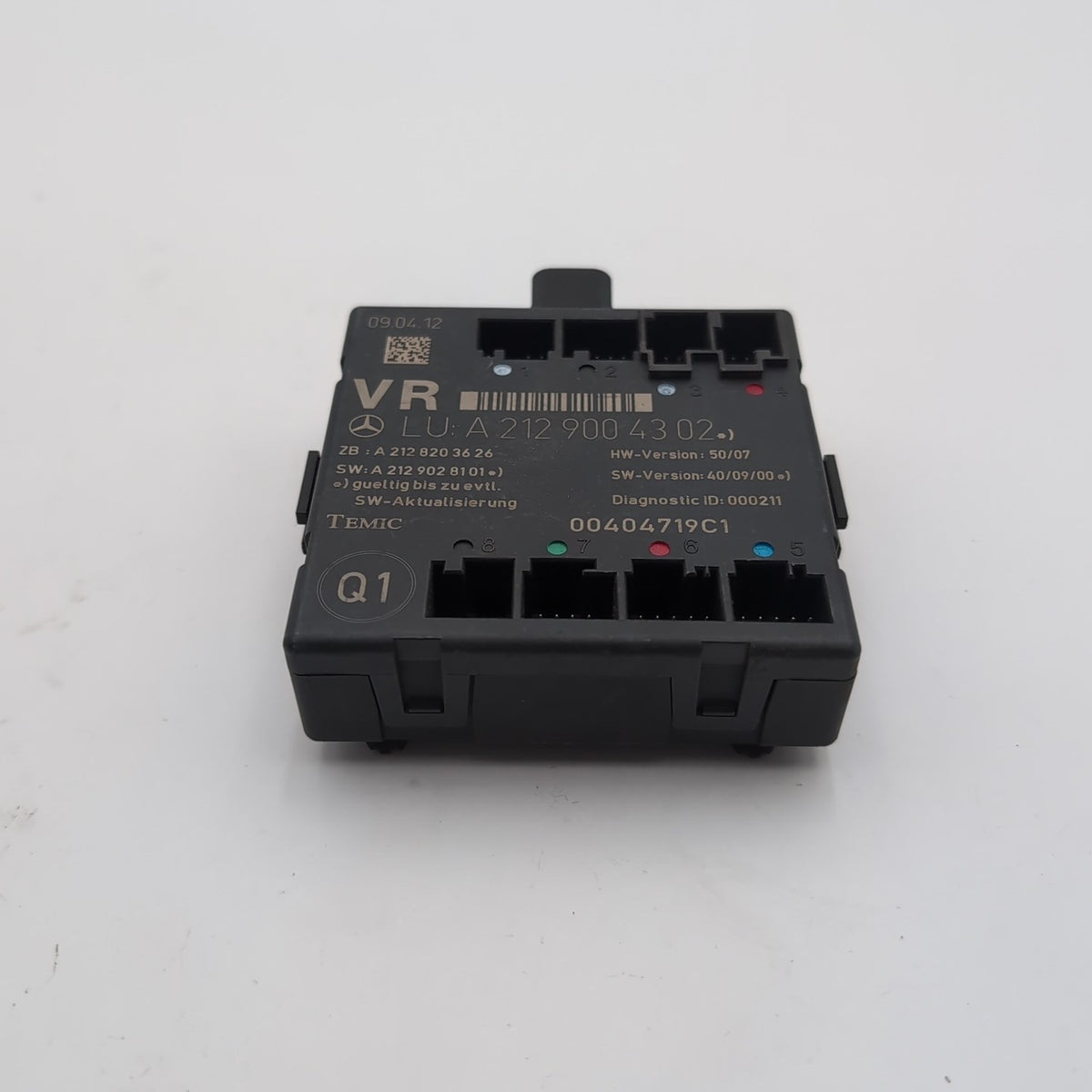 2008- 2015 Mercedes E350 C350 W212 Front Right Door Control Module A2129004302