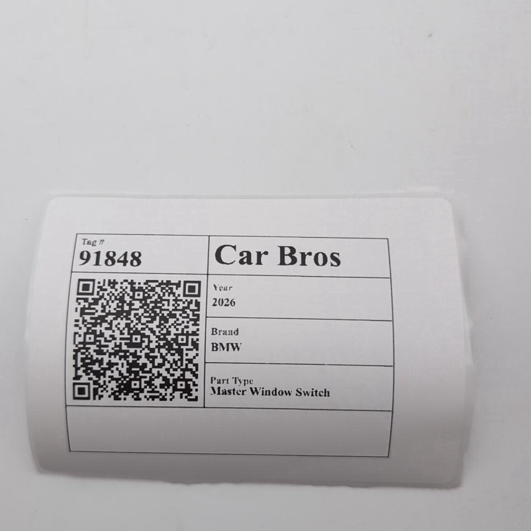 2024 - 2026 BMW 530i 540i G60 Sedan Driver Master Window Switch 5B4C733