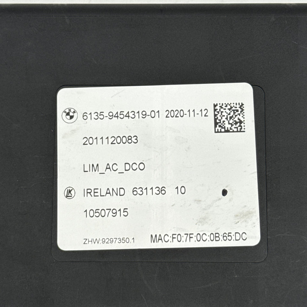 2014 - 2022 BMW I01 i3 i3s Charging Unit Interface Lim Module OEM 9454319