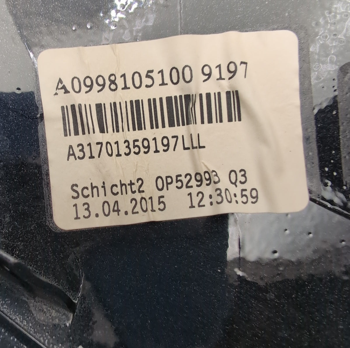2014- 2020 Mercedes C W205 S W222 E W213 Left Side Mirror Cover Cap A0998105100