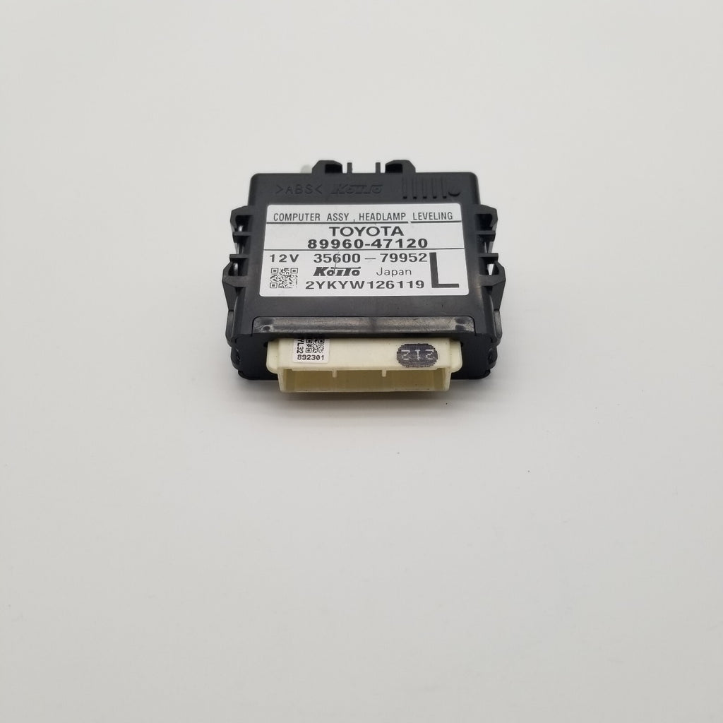 2012 2013 Toyota Prius Headlamp Leveling Control Module 89960-47120 OEM