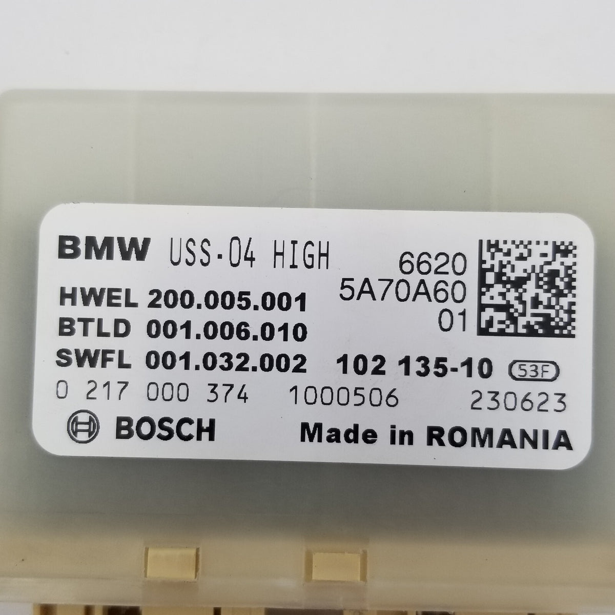 2021 - 2025 BMW G20 G22 M3 M4 X6 USS Ultra Sonic Parking Sensor Module