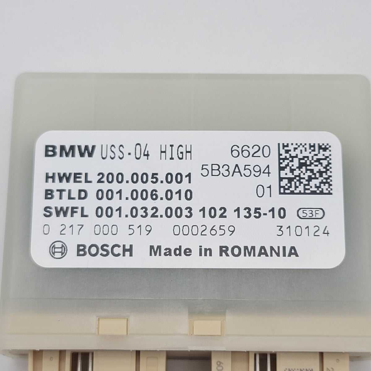2022 - 2025 BMW 3 4 5 G20 G26 G30 USS Ultra Sonic Parking Sensor Module 5B3A594