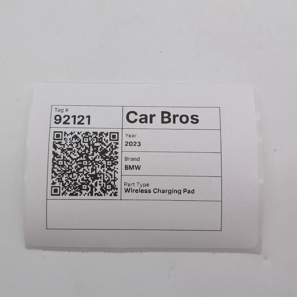 2019 - 2024 BMW X3 X4 X6 Front Center Console Wireless Charing Pad Tray