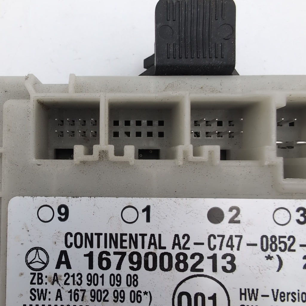 2020- 2023 MERCEDES GLE350 V167 REAR LEFT DOOR CONTROL MODULE OEM A1679008213