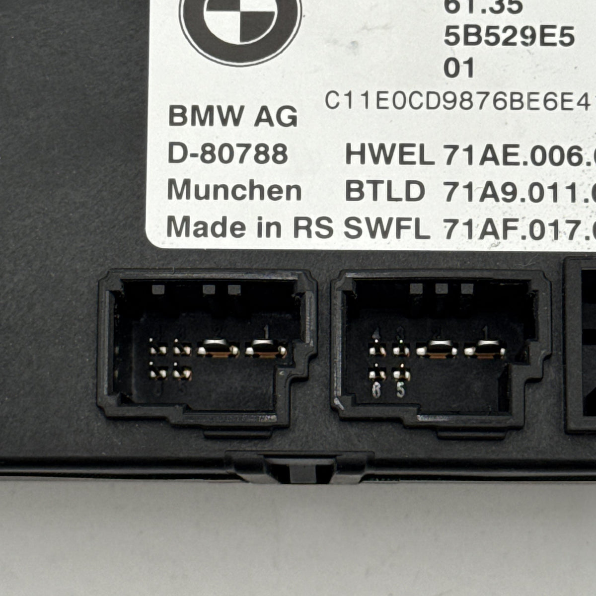 2024 - 2026 BMW G60 XM X6 X3 X1 X2 Trunk Lid Deck Lid Control Module 5B529E5