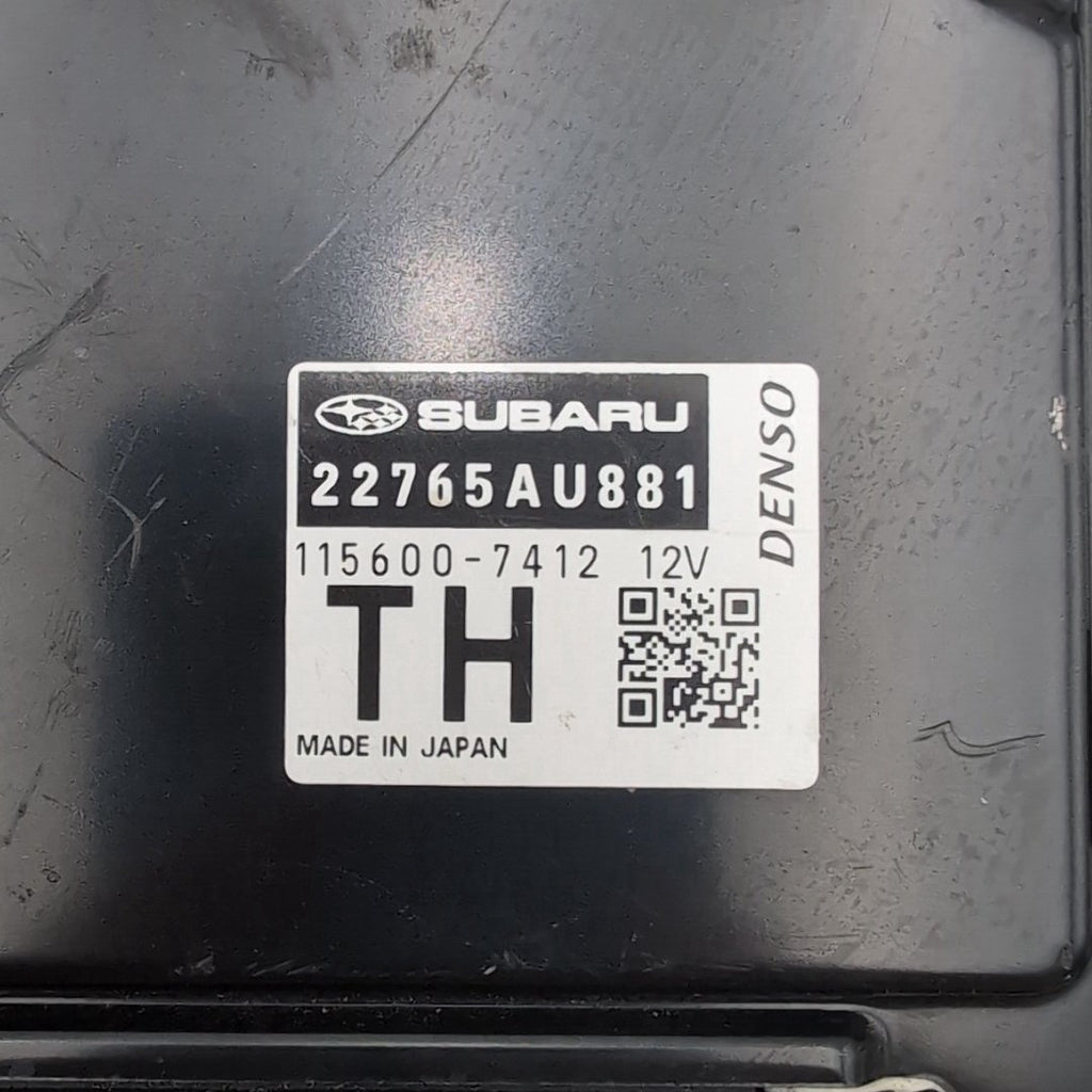 2025 Subaru XV Crosstrek Engine Computer Control Module 22765AU881
