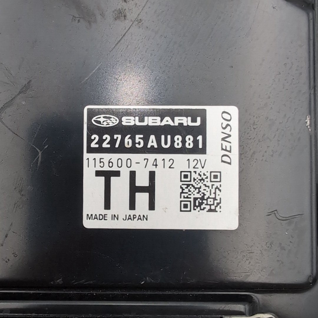2025 Subaru XV Crosstrek Engine Computer Control Module 22765AU881