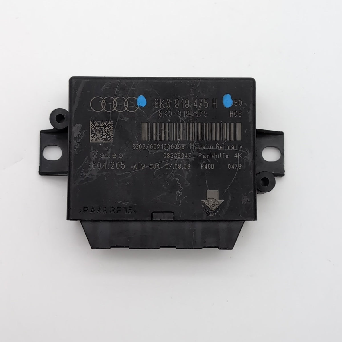 2008 2009 2010 2011 Audi A4 A5 S4 S5 Parking Assist Control Module 8K0919475H