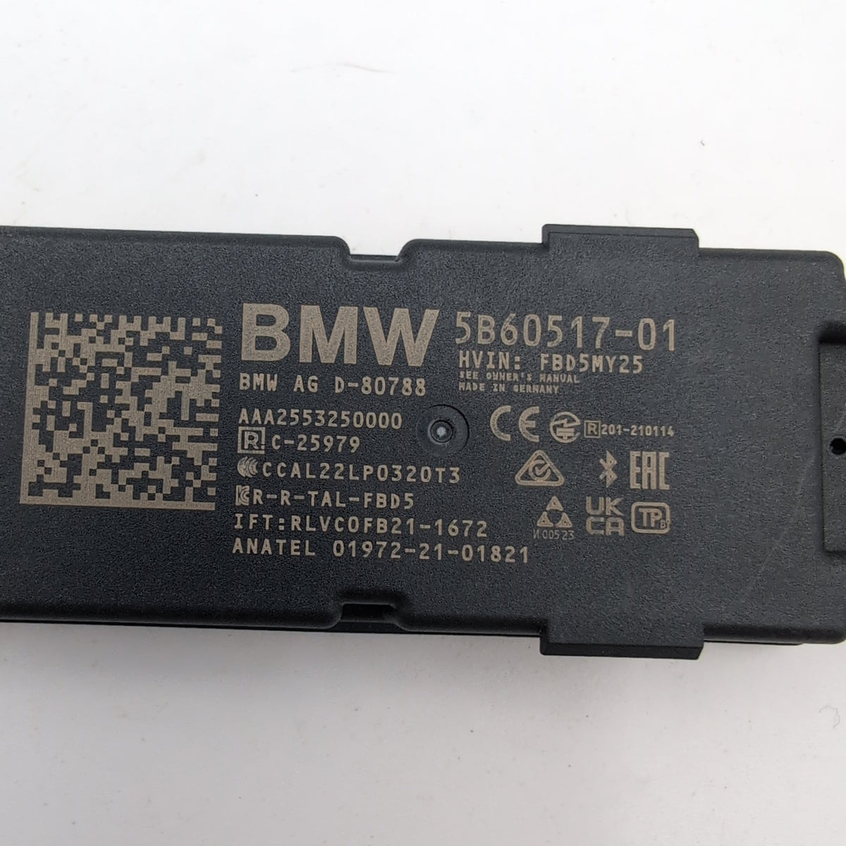 2025 2026 G60 F74 XM X7 X6 X5 X2 X3 iX Radio Remote Receiver Module 5B60517