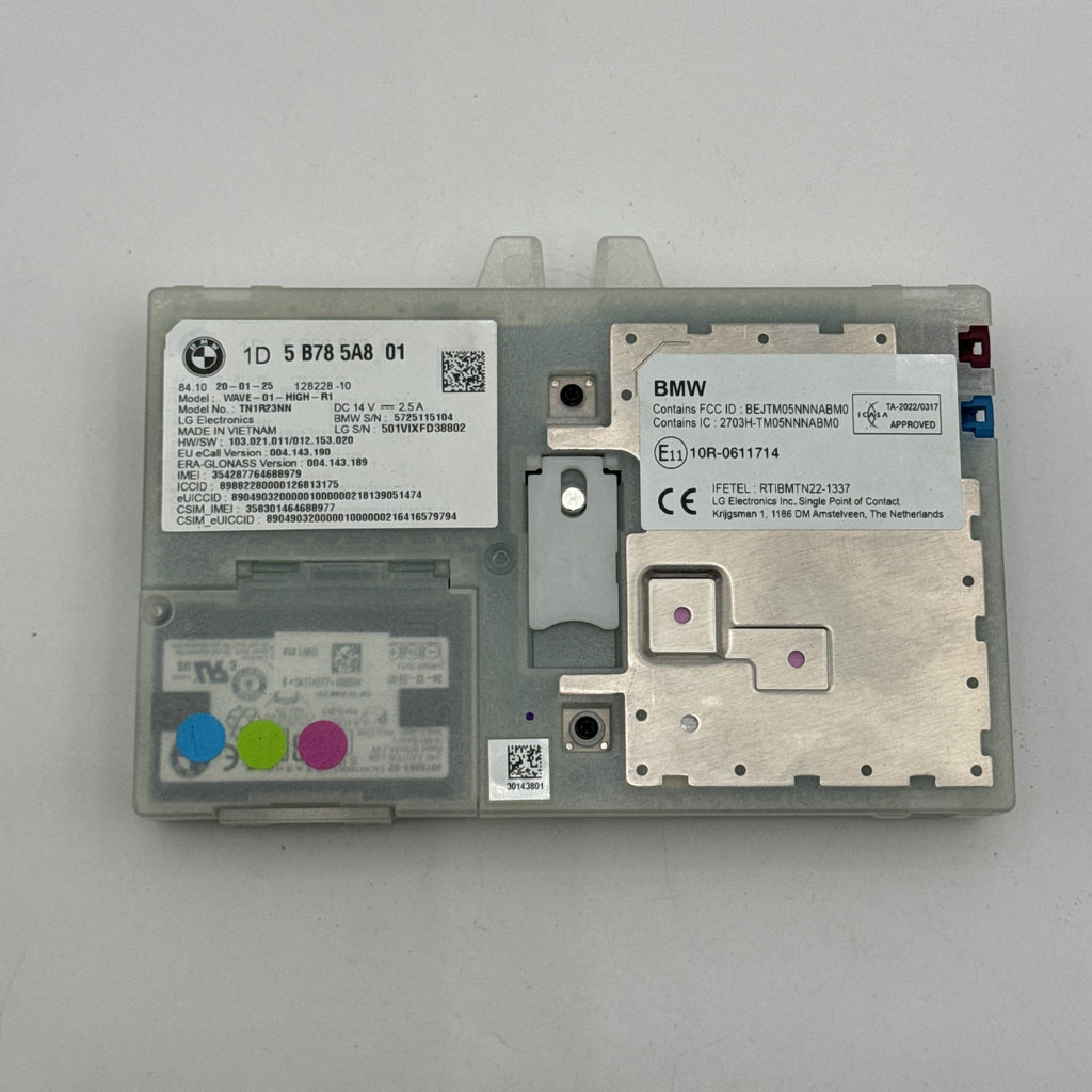 2023 - 2026 BMW G42 G20 G26 G60 F74 X1 X2 X3 X5 X7 Telematic Control Module