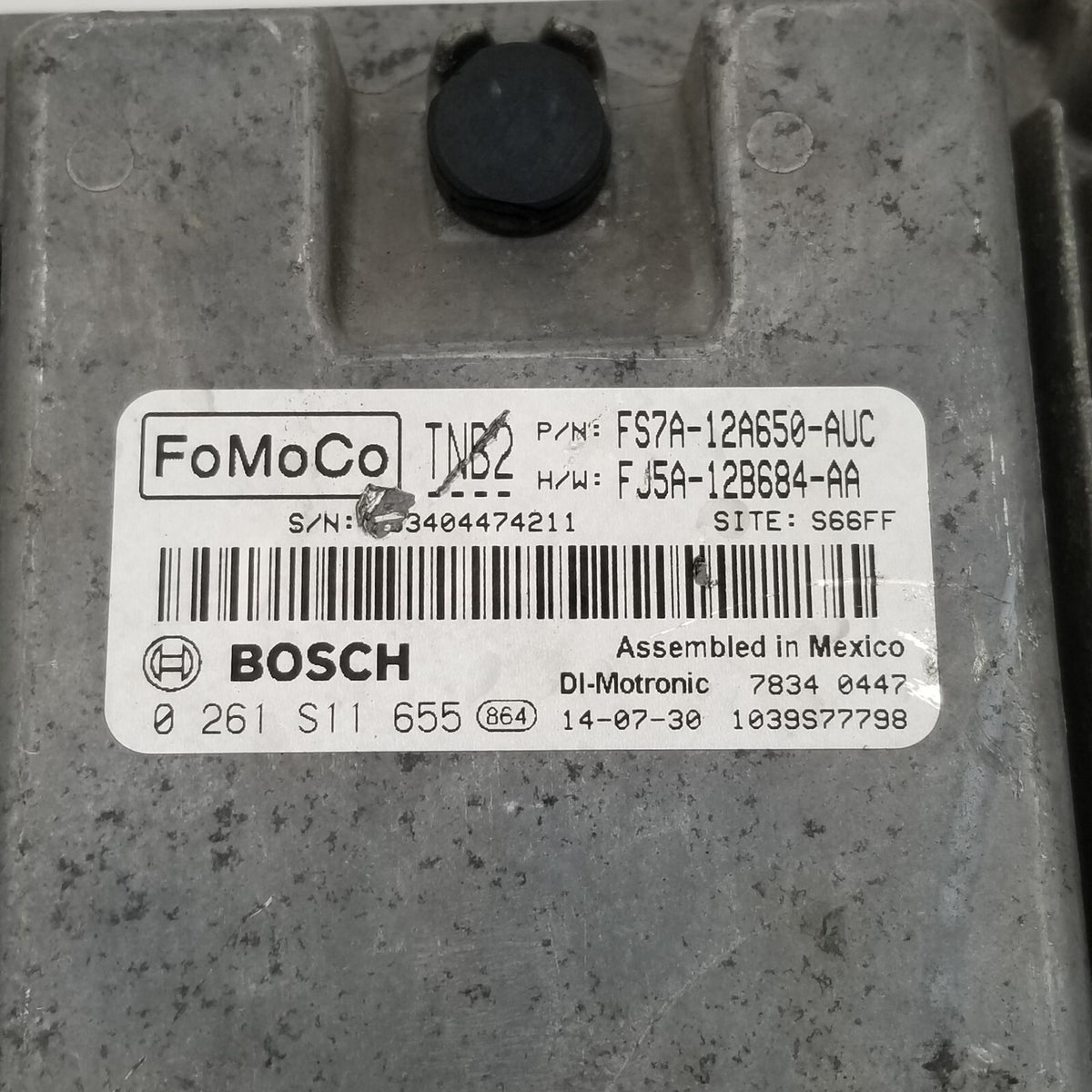 2015 Ford Fusion 2.0L Turbo Engine Computer Control Module ECU ECM FS7A12A650AUS