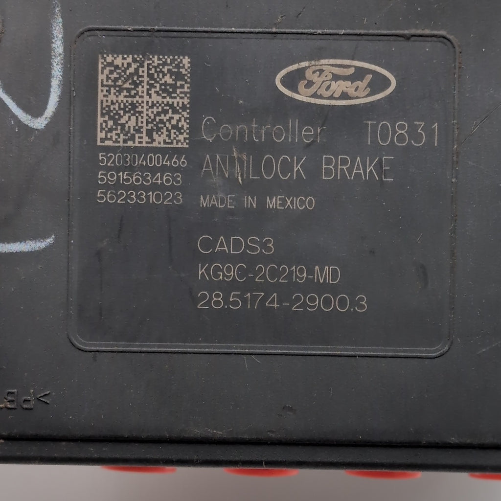 2019 2020 Ford Fusion ABS Anti Lock Brake Pump Control Unit OEM KG9C-2B373-CD