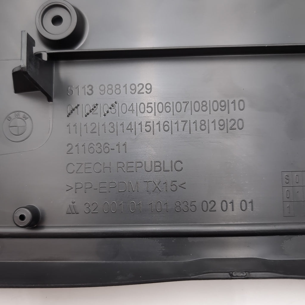 2023 2024 2025 BMW X1 X1L Front License Plate Carrier Frame Mount OEM 9881929