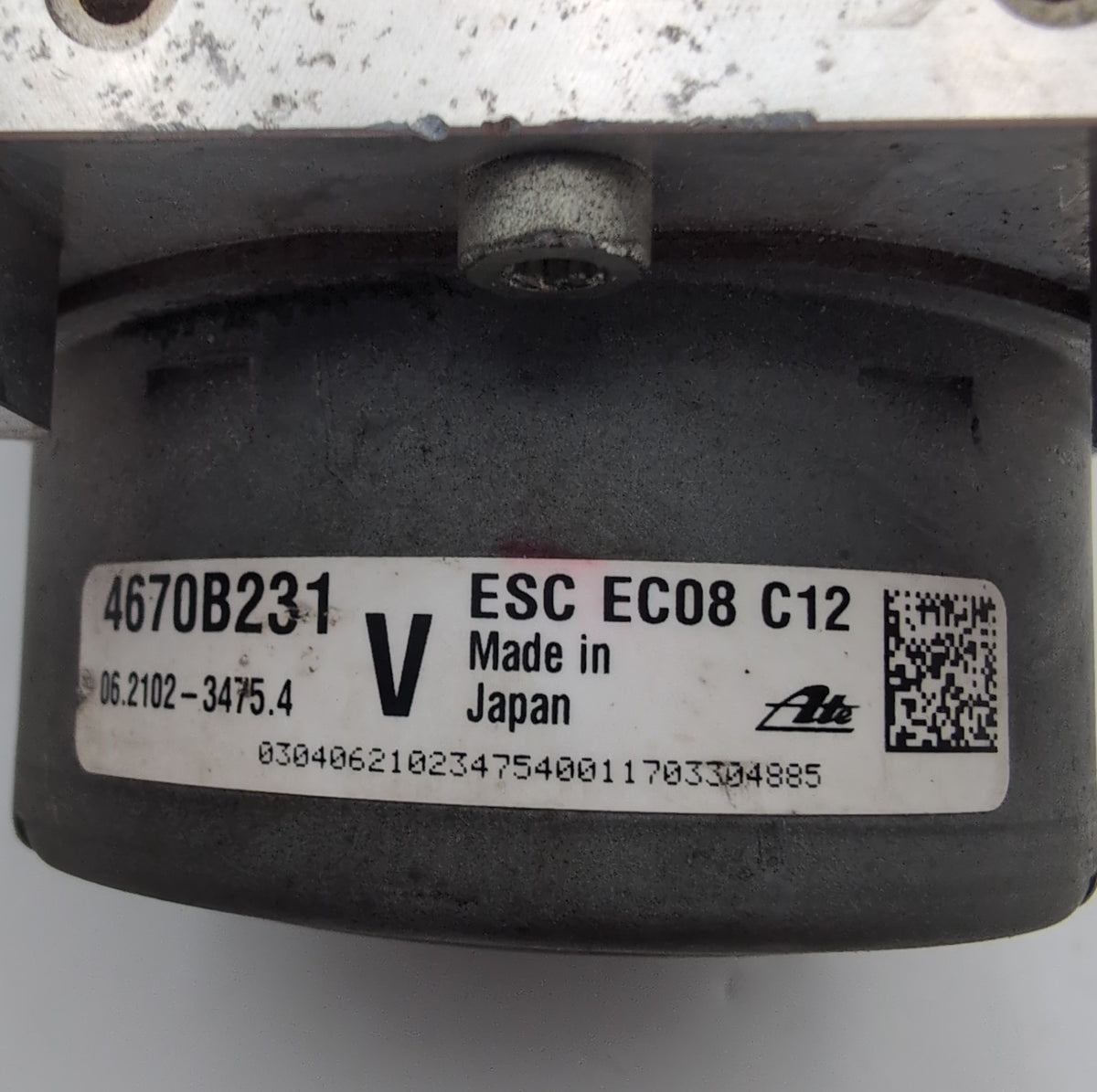 2017 2018 Mitsubishi Outlander 2.4L ABS Anti Lock Brake Pump 4670B231