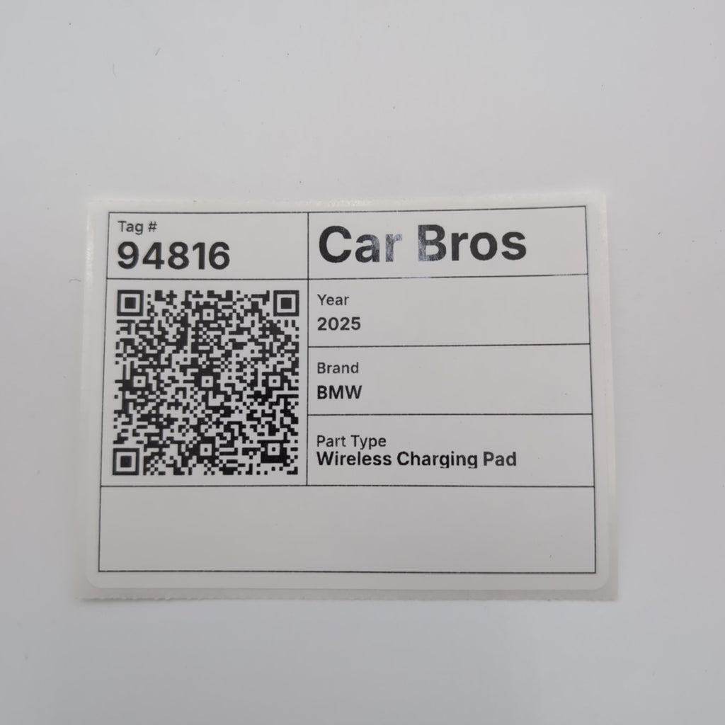 2022 - 2026 BMW X1 X2 Front Wireless Phone Charing Pad Tray 5A22F51 5B52225