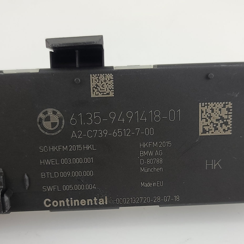 2016-19 BMW X3 X4 530I 540 M4 Tailgate Control Module OEM 9491418 G11 G12 G15