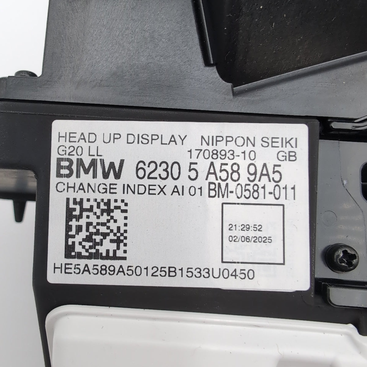 2023 - 2026 BMW M3 M4 G26 G80 G20 HUD Head Up Display Projector Unit 5A589A5