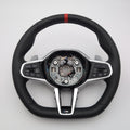 2025 2026 BMW M440i G20 G22 G26 G42 M Sport Flat Bottom Steering Wheel Leather