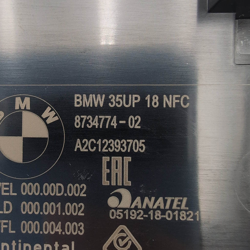 2019 - 2023 BMW 330i G20 Center NFC Near Field Communication Charging Tray