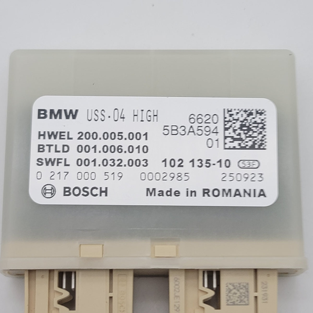 2022 - 2025 BMW 3 4 5 G20 G26 G30 USS Ultra Sonic Parking Sensor Module 5B3A594