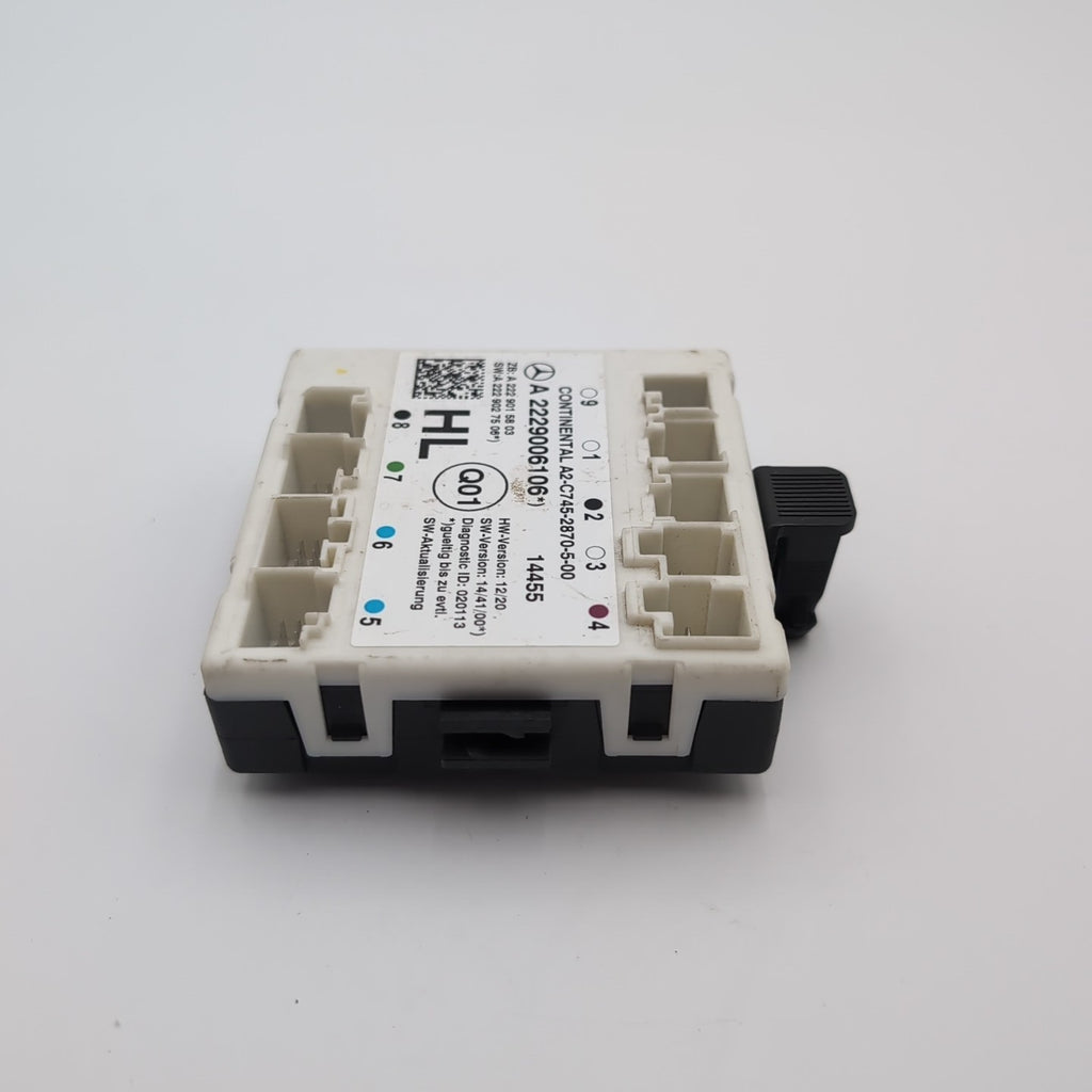 2015- 2018 Mercedes C300 W205 Rear Left Door Control Module A2229006106