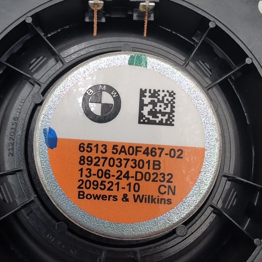 2023 - 2026 BMW 530i G60 G70 Bowers Wilkins Door Midrange Speaker 5A0F467