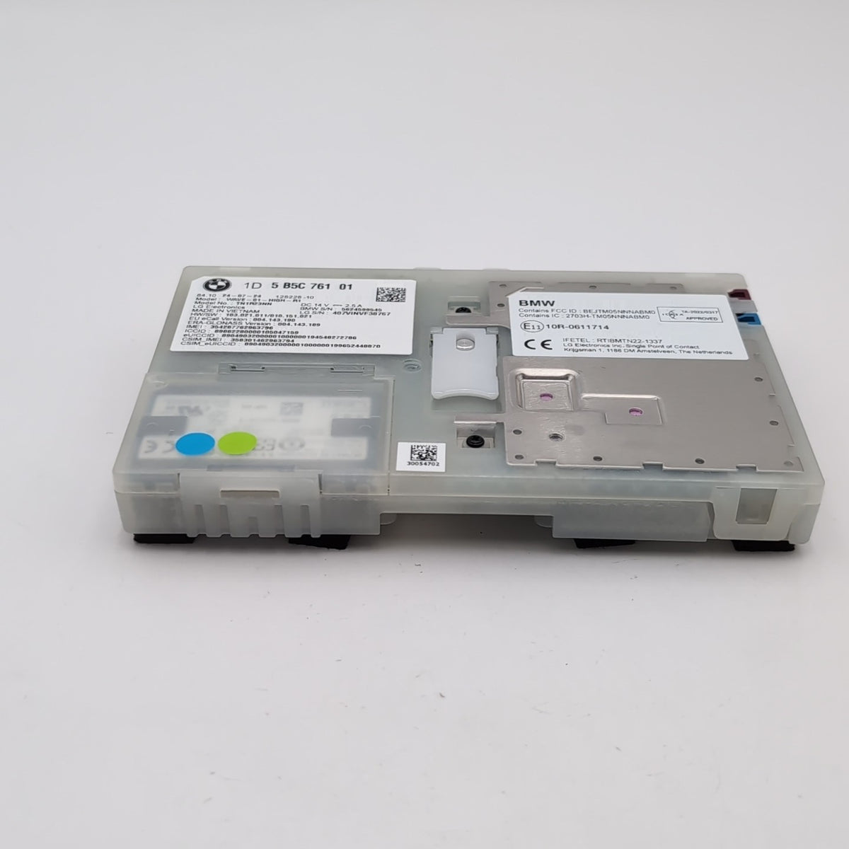 2025 BMW 330i G20 X1 U11 X3 G45 Antenna Telematics Control Module 5B5C761