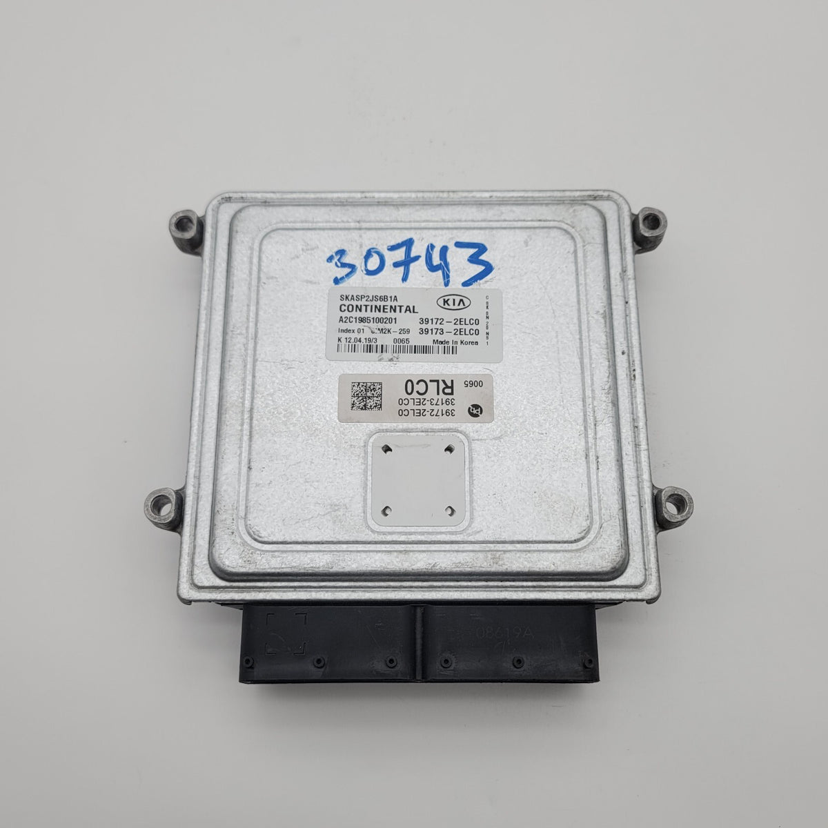 2020 2021 Kia Soul Engine Computer Control Module ECU 39172-2ELC0