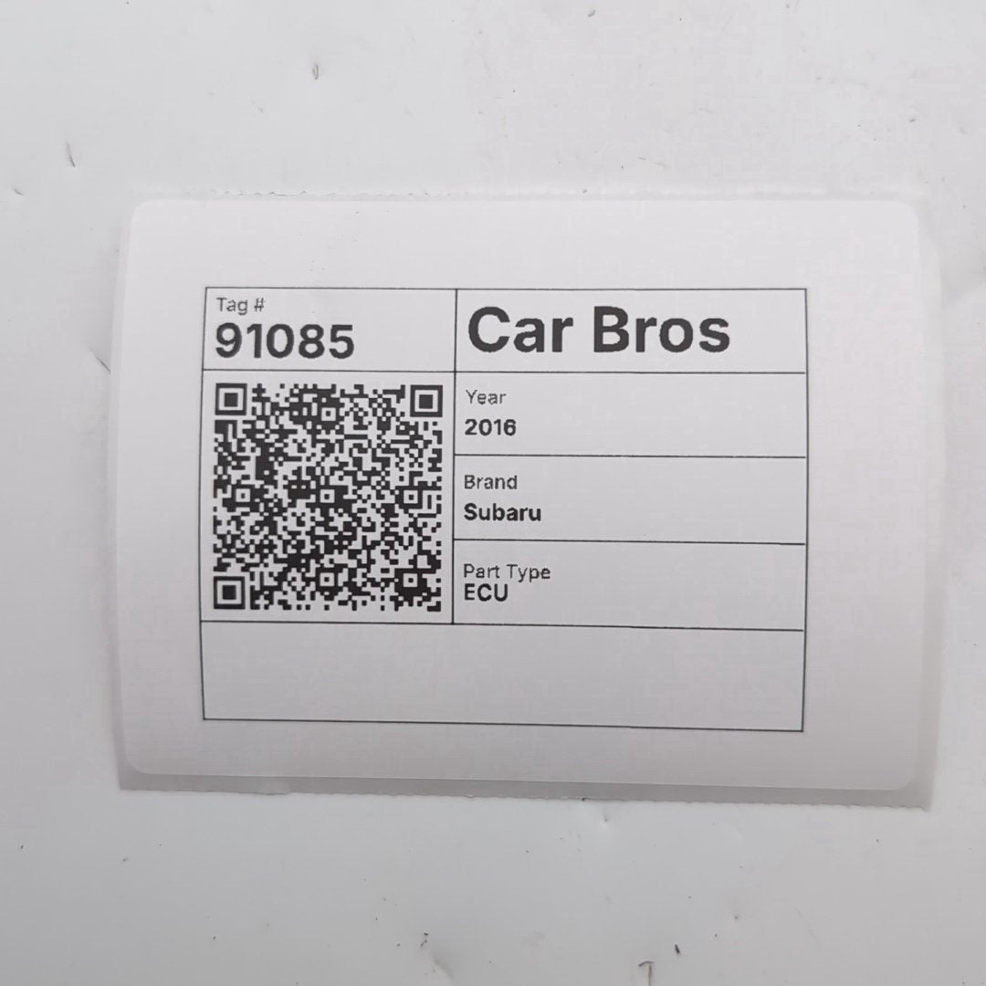 2016 Subaru Impreza 2.0L Engine Computer Control Module ECU 22765AH710