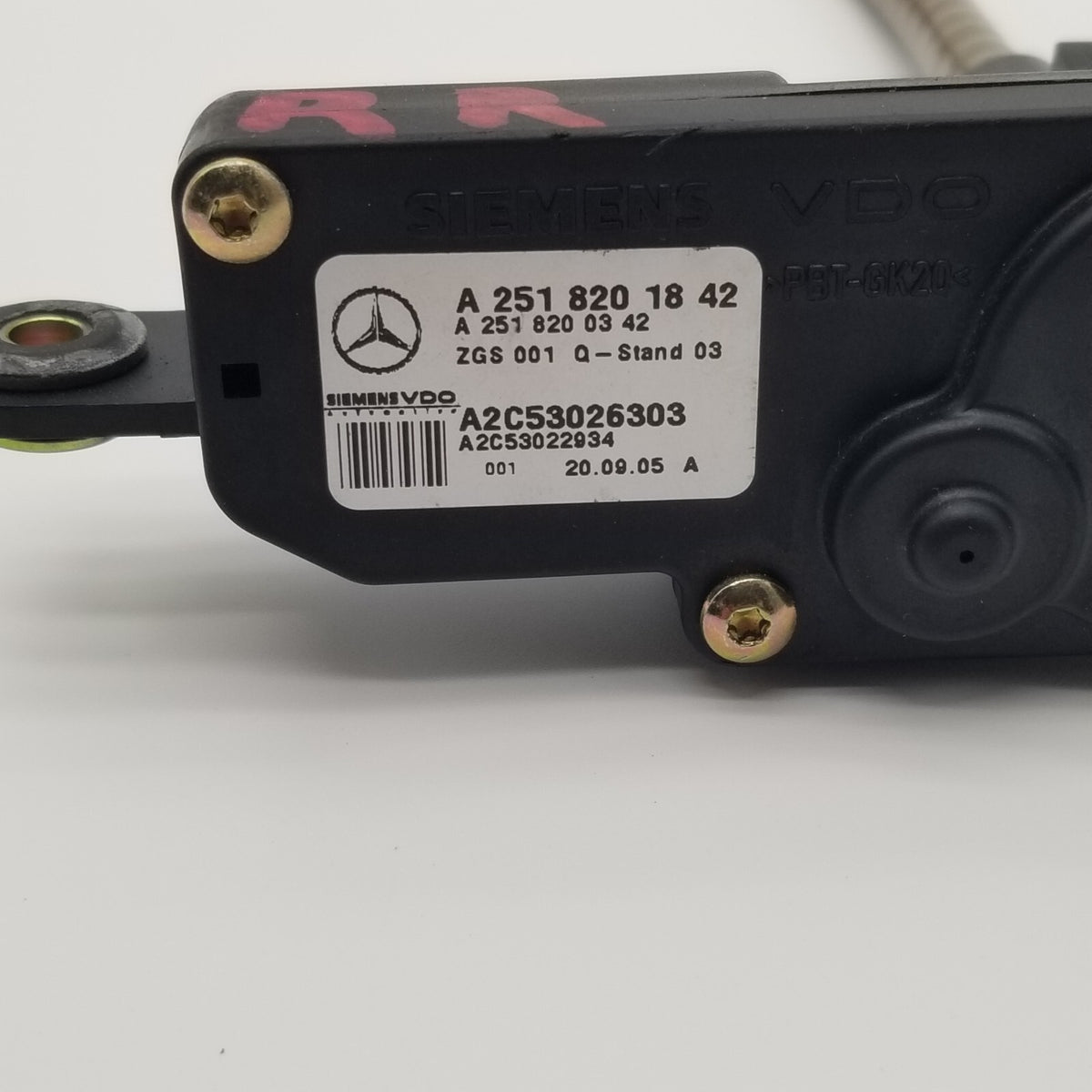 06-13 Mercede W251 R350 R320 Rear Right Side Quarter Window Motor 2518201842