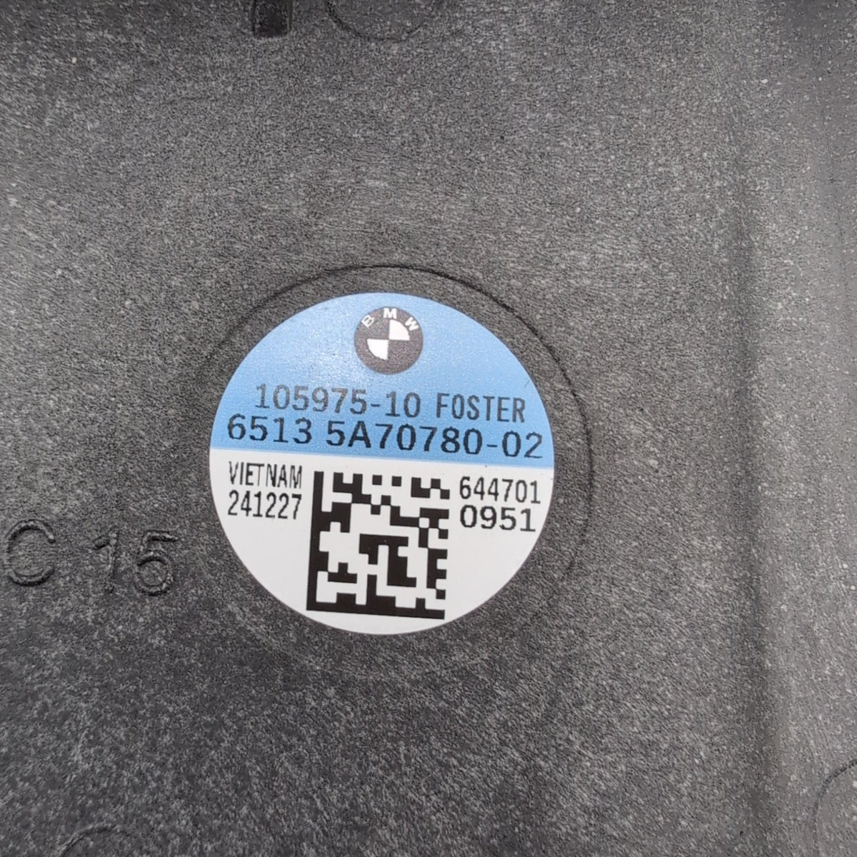 2024 2025 2026 BMW X3 G45 ALEV2 Central Subwoofer Woofer Speaker 5A70780
