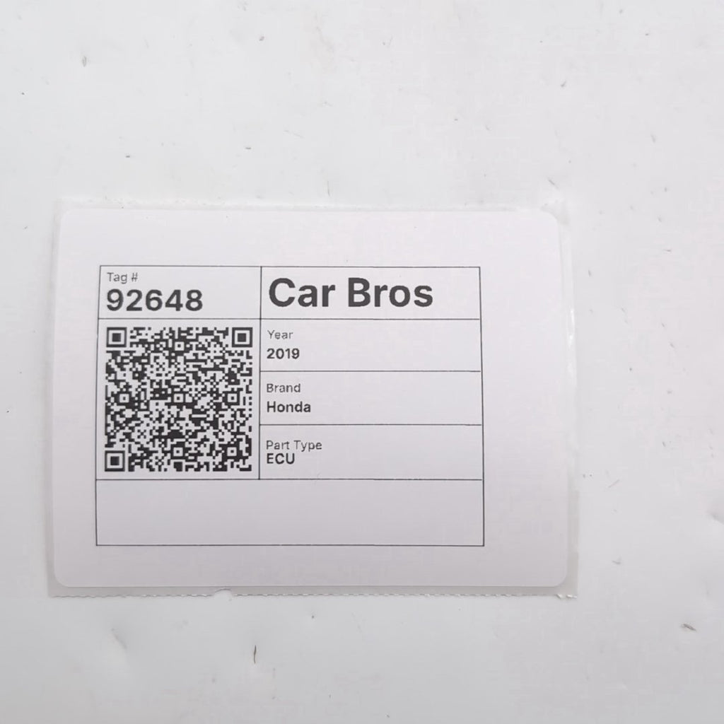 2018 2019 Honda Fit Engine Computer Control Module ECU 37820-5R7-AC1