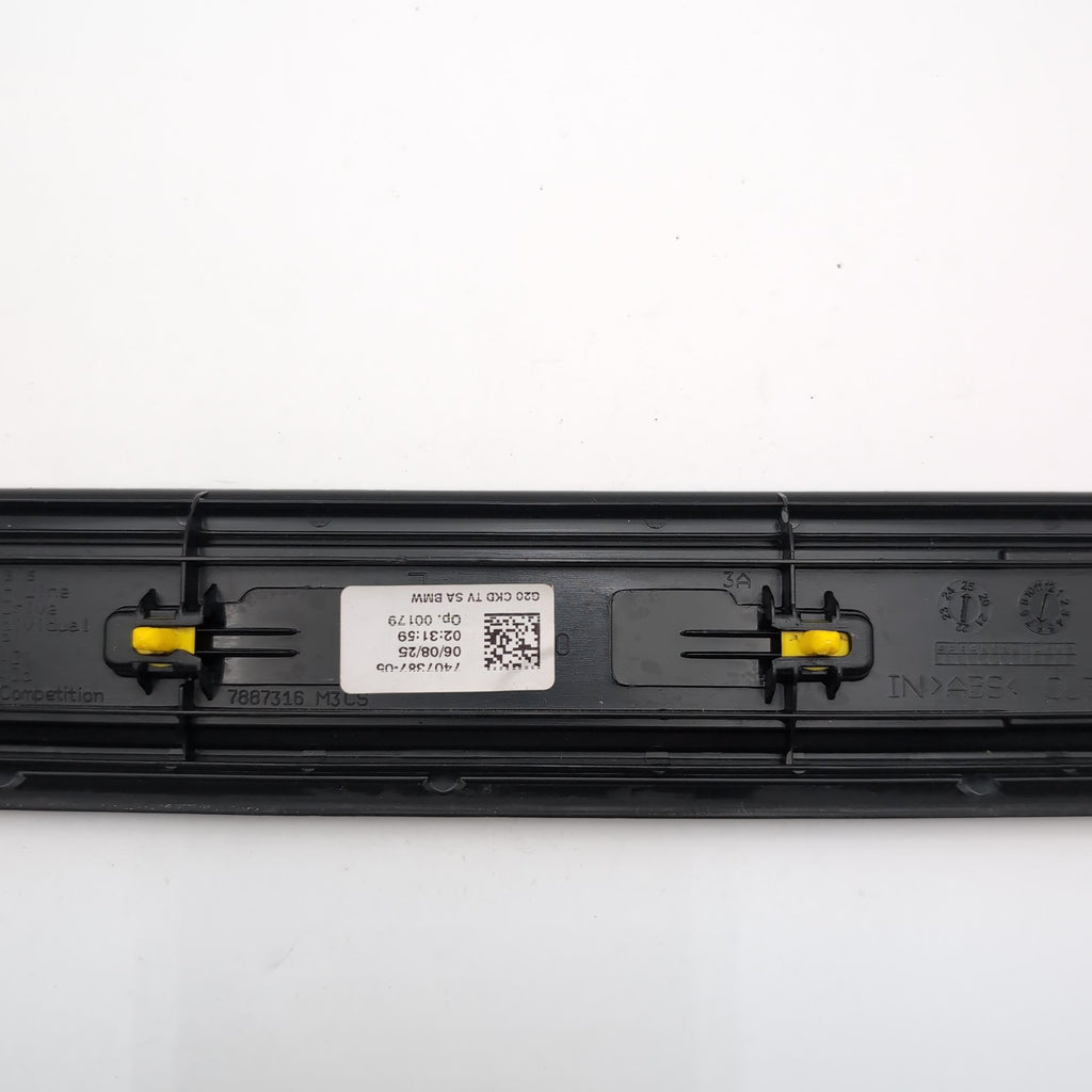 2019 - 2025 BMW G20 G21 G26 Front Left Right Door Trim Molding Sill Set 7407387