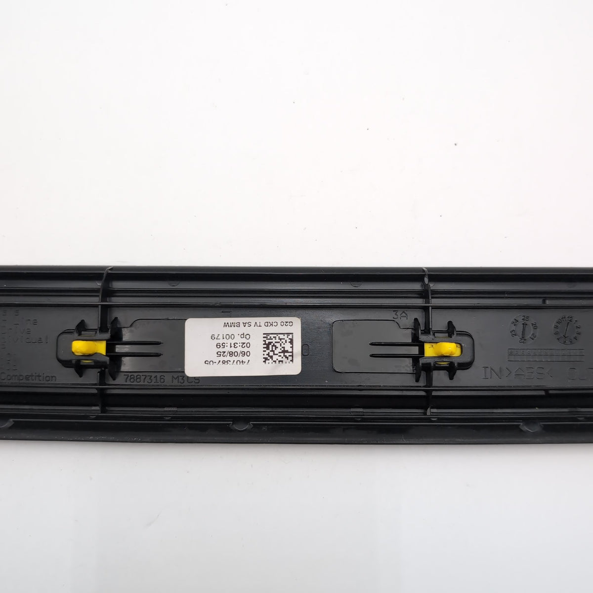 2019 - 2025 BMW G20 G21 G26 Front Left Right Door Trim Molding Sill Set 7407387