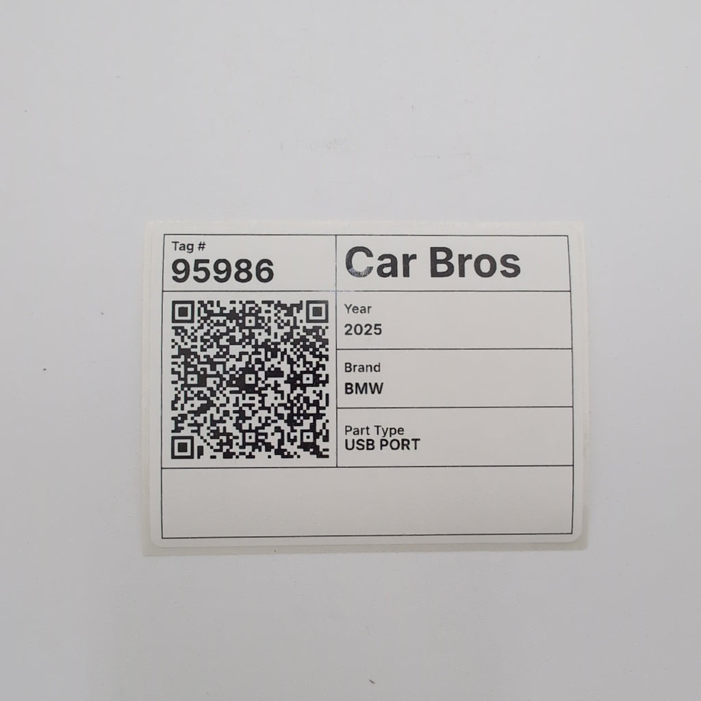 2019 - 2026 BMW G20 G21 G22 G26 G15 G30 G31 X3 Single USB Socket Port 5B51C70