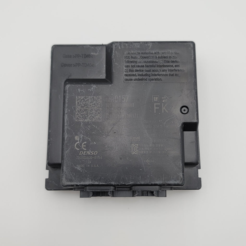 2016 2017 2018 2019 Chevrolet Volt Keyless Entry Control Module OEM 13510157