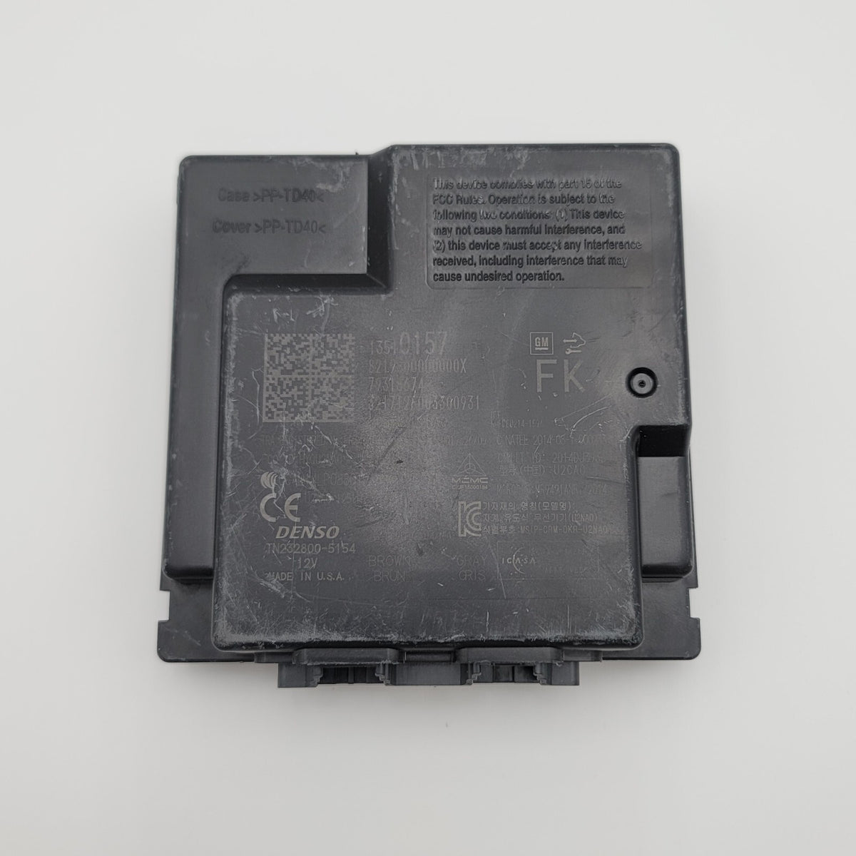 2016 2017 2018 2019 Chevrolet Volt Keyless Entry Control Module OEM 13510157