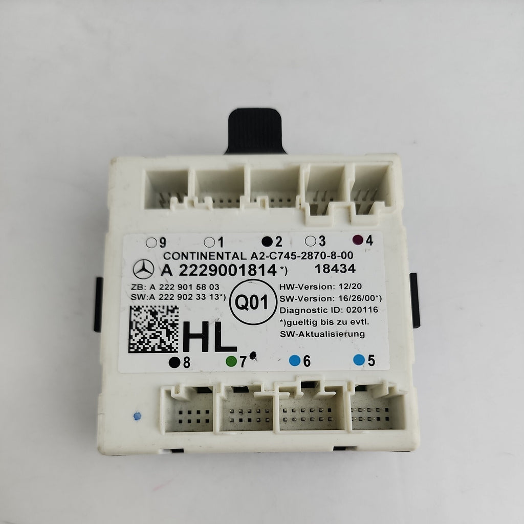 15-18 Mercedes W205 C400 C350e C300 Rear Left Side Door Control Module Unit