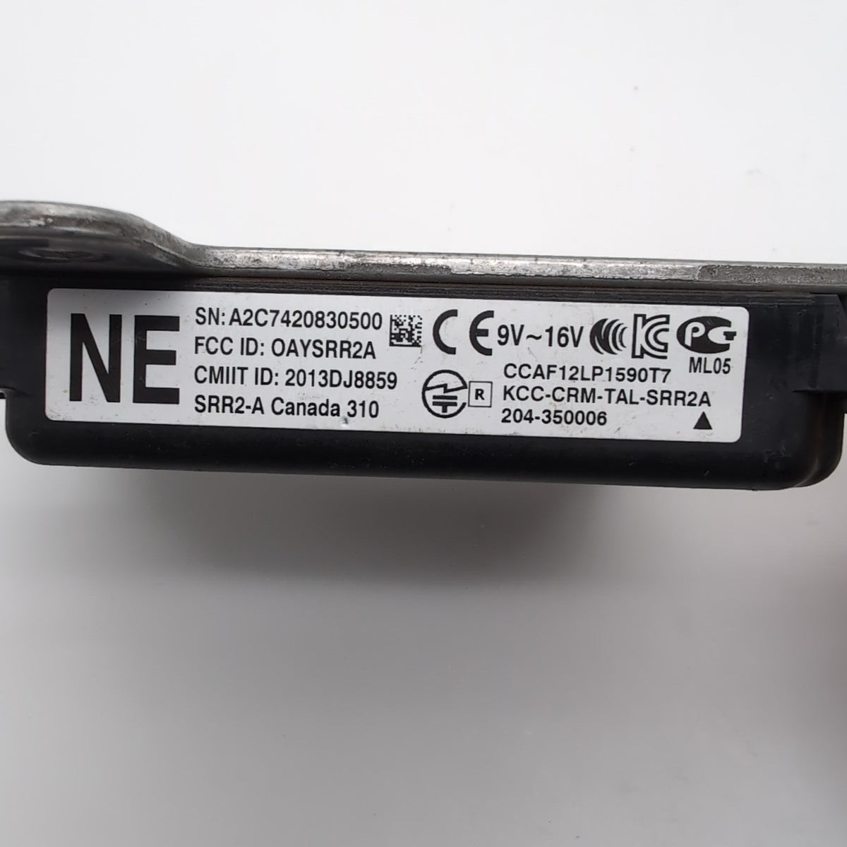 2015 2016 2017 Lexus Nx200t Left Right Blind Spot Radar Sensor Module 881620W170