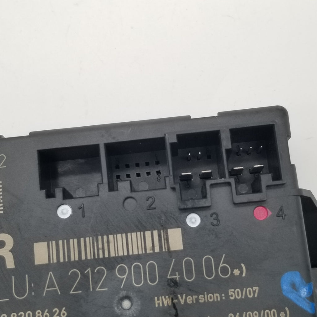 2008- 2014 Mercedes W204 C300 C250 Rear Right Door Control Module 2129004006