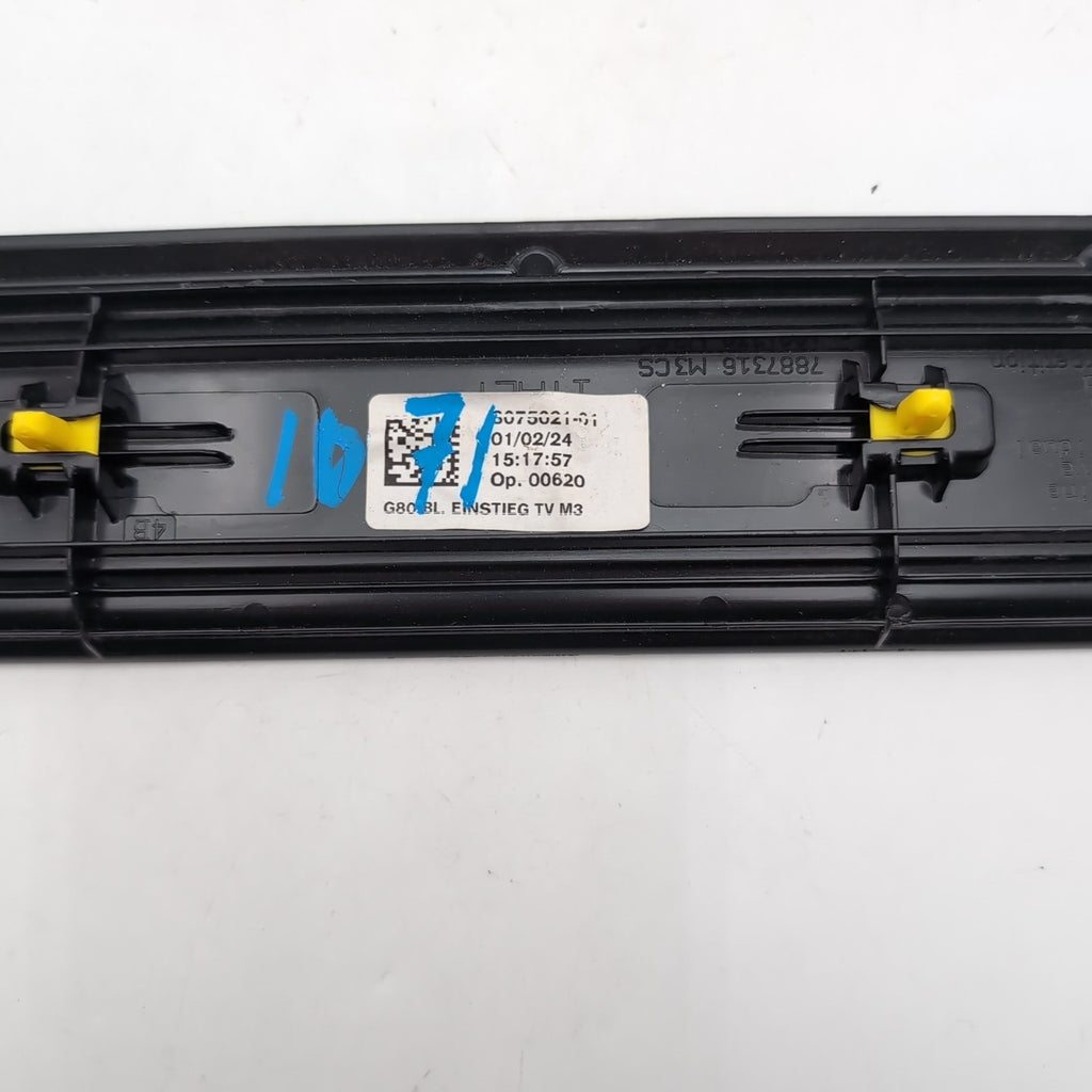 2021- 2025 BMW M3 G80 Front Left and Right Door Entrance Sill Trim Panel Set