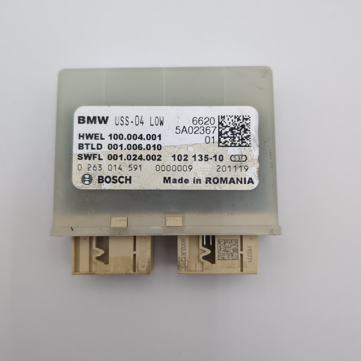 BMW G01 G05 G20 G22 G23 G26 G30 G42 USS Low Ultra Sonic Sensor Control Module