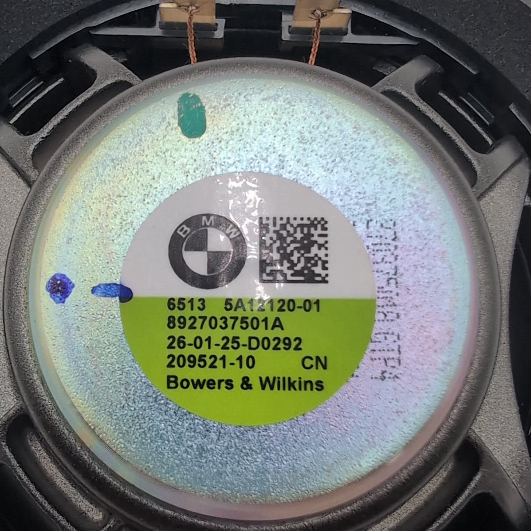 2022 - 2025 BMW i7 XM Bowers Wilkins Alev 4 High End Mid Range Speaker 5A12120