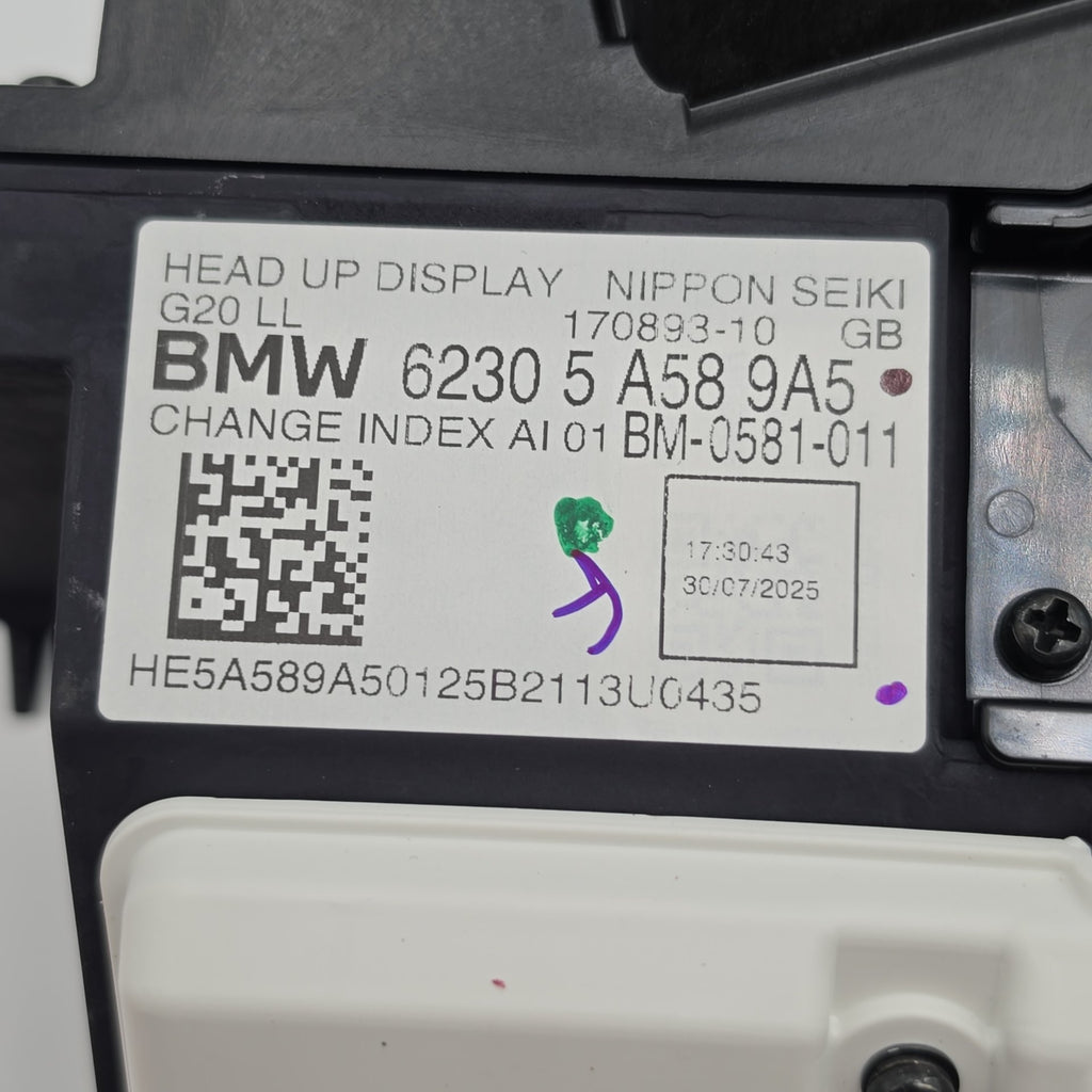 2023 - 2026 BMW M3 M4 G26 G80 G20 HUD Head Up Display Projector Unit 5A589A5